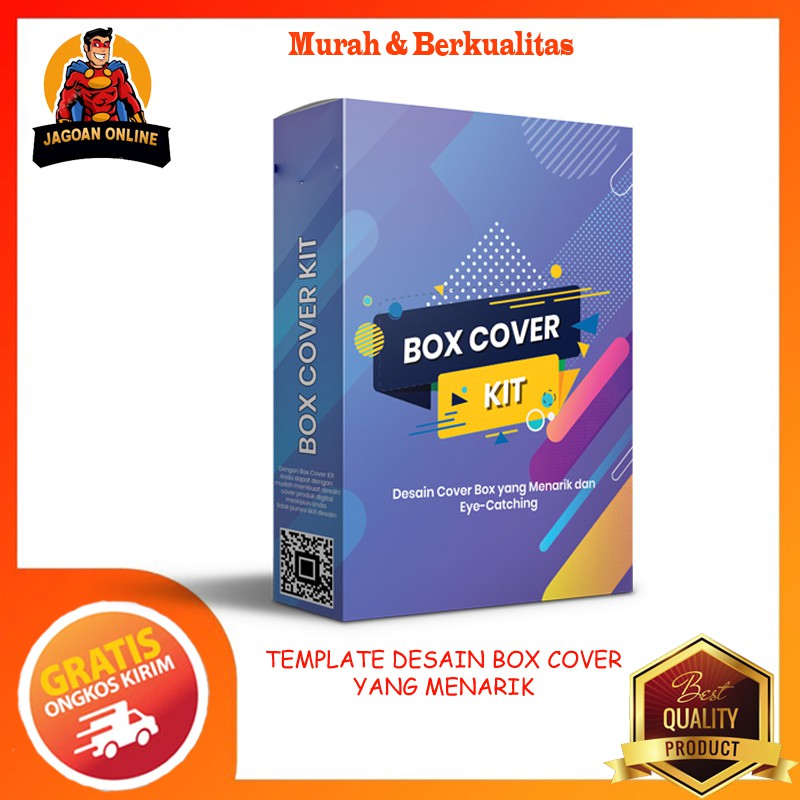 Box Cover Kit | Template Desain Cover Box Produk