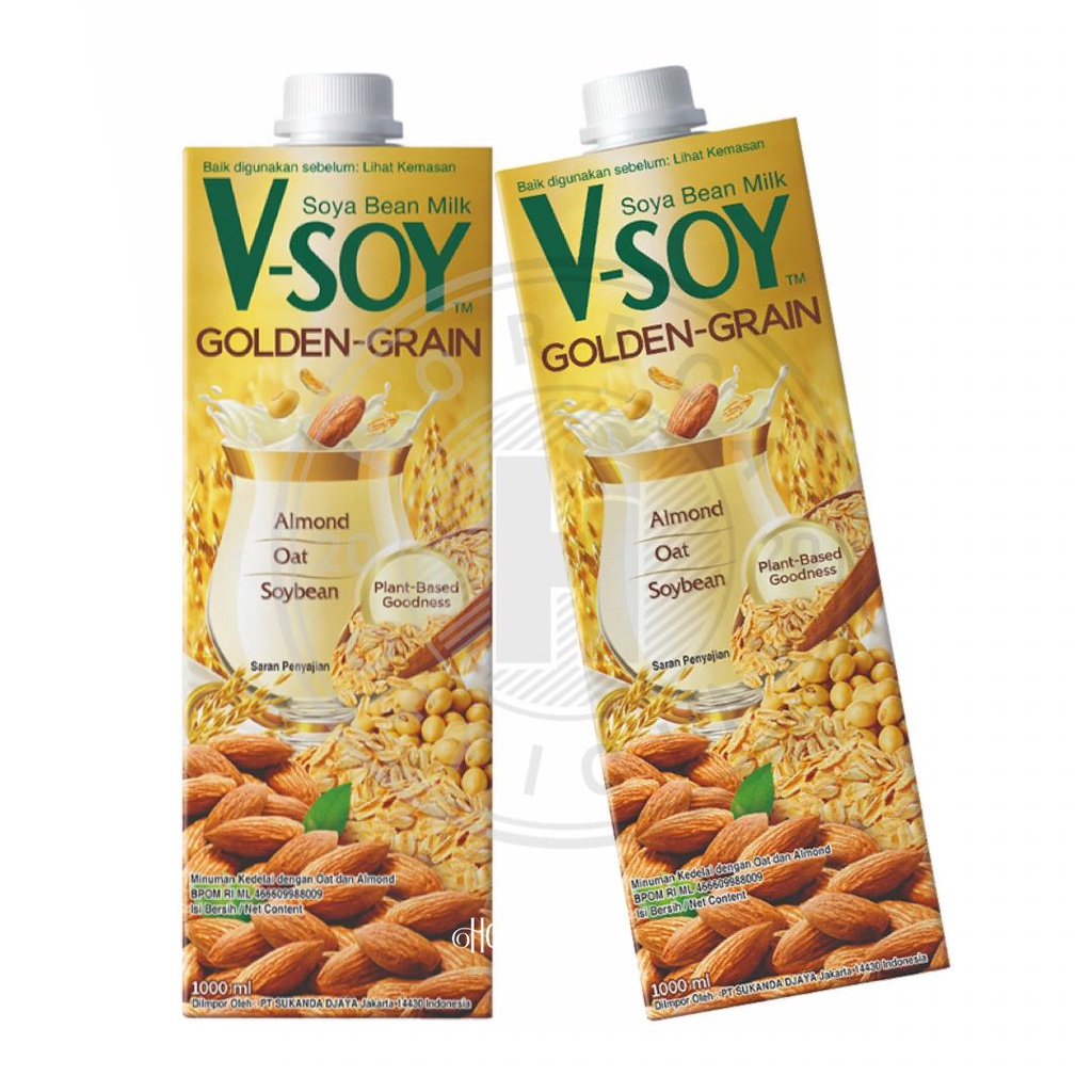 

V-SOY SOYA BEAN MILK GOLDEN GRAIN 1L / VSOY SUSU KEDELAI 1000ML