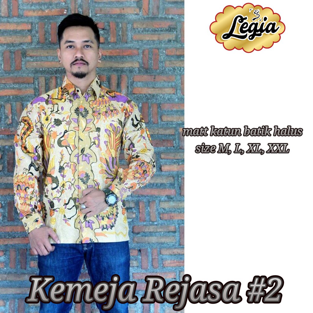 Kemeja Rejasa 2 by Legia | katun batik halus