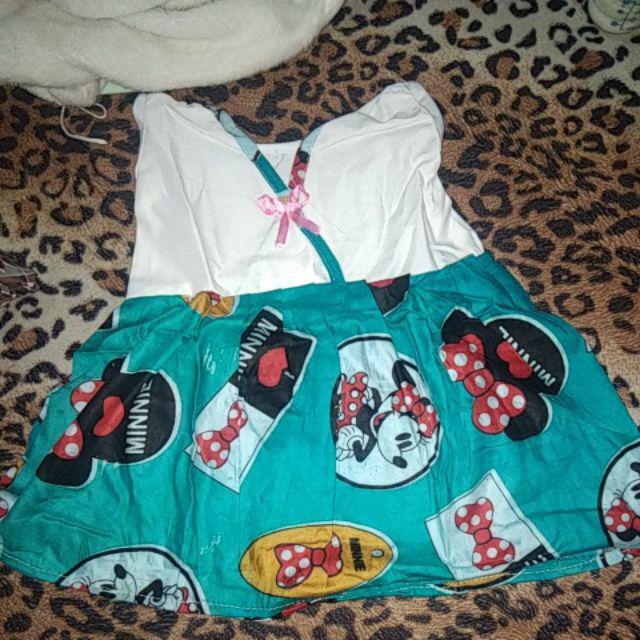 Daster Batik Anak Pita Putih,atasan Anak Tanpa Lengan,grosir Baju Batik Anak Murah