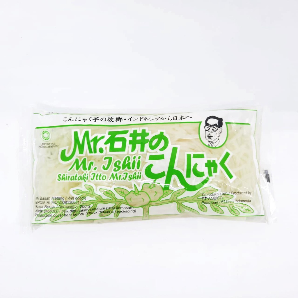 

Mie Shirataki | Shirataki noodle 200 gr Mr Ishii - MURAH