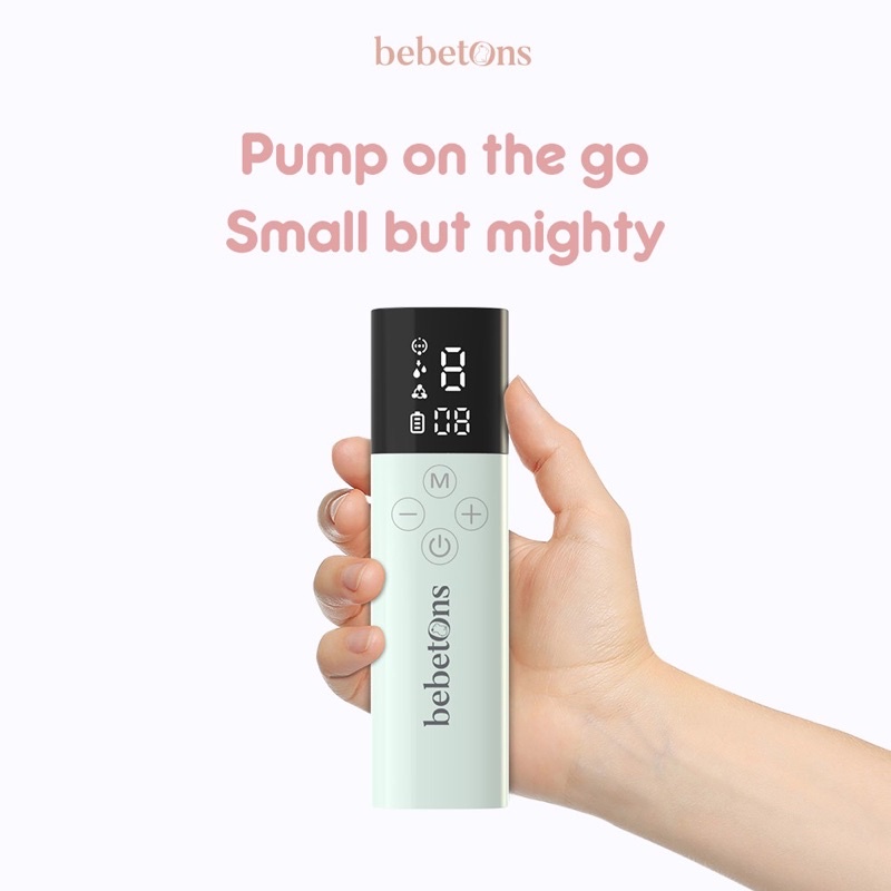 Bebetons Palm Pompa Asi Breastpump Rechargeable Double Pump Original