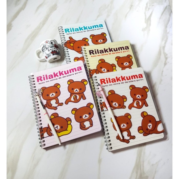 

Produk Buku Tulis Notebook Rilakuma A5 Berkualitas