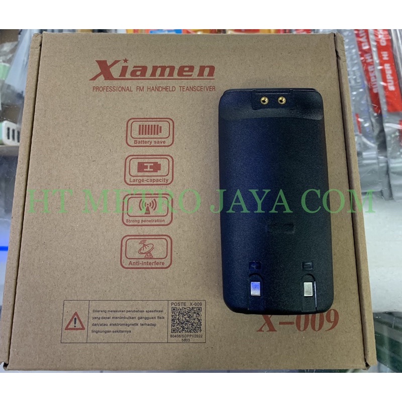 BATERAI HT XIAMEN X009