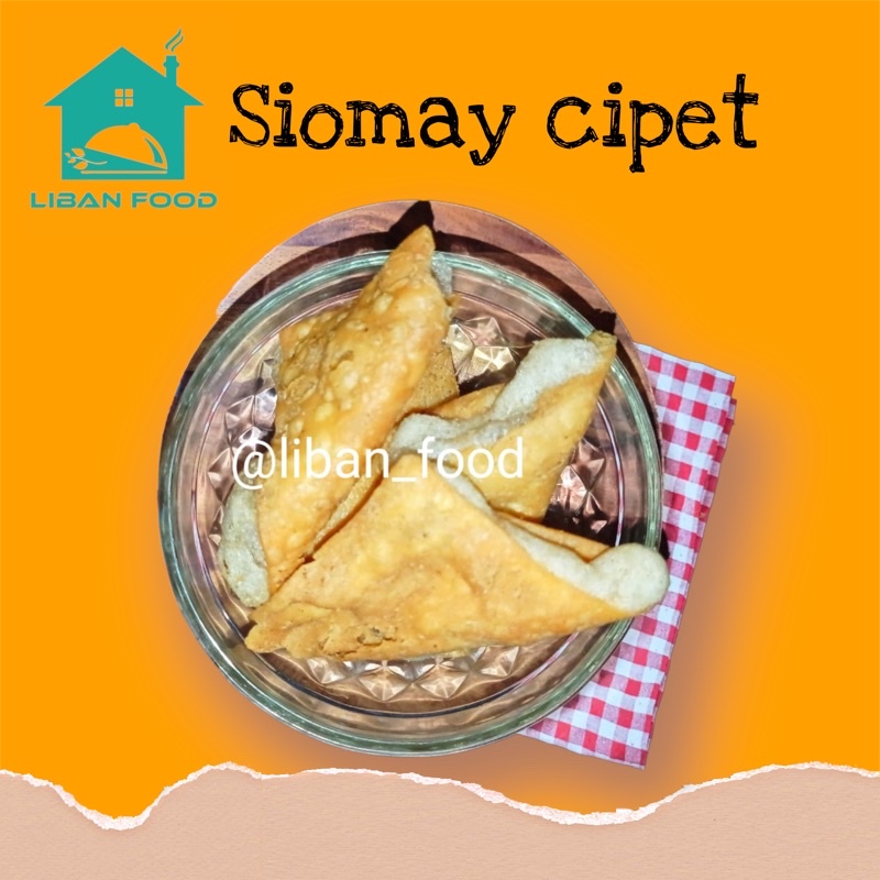 SIOMAY SEGITIGA BESAR 10PCS (1 BKS)/ CIPET