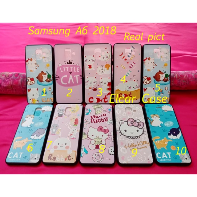 Soft case fuze motif disney gambar timbul samsung galaxy a6 2018 a6 tahun 2018