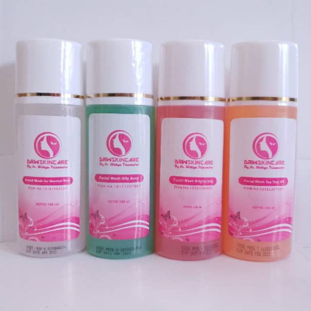 Drw Skincare Ori Bpom Sabun Facial Wash Acne Hijau White Orange Pink Toner Lime Honey Chamomile Flek Shopee Indonesia