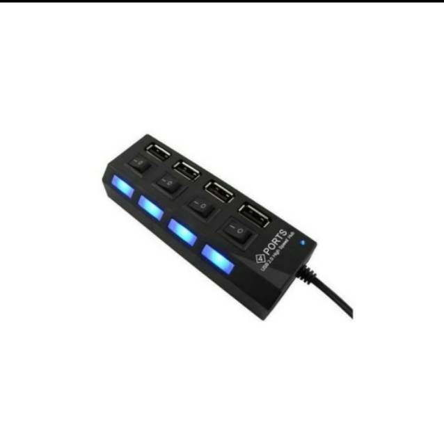 [COD] USB HUB SAKLAR 4 PORT LUBANG ON/OFF HIGH SPEED / SAMBUNGAN USB