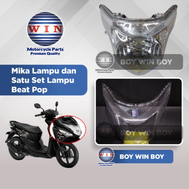 LAMPU DEPAN HONDA BEAT POP FI I MIKA LAMPU DEPAN HONDA BEAT POP FI