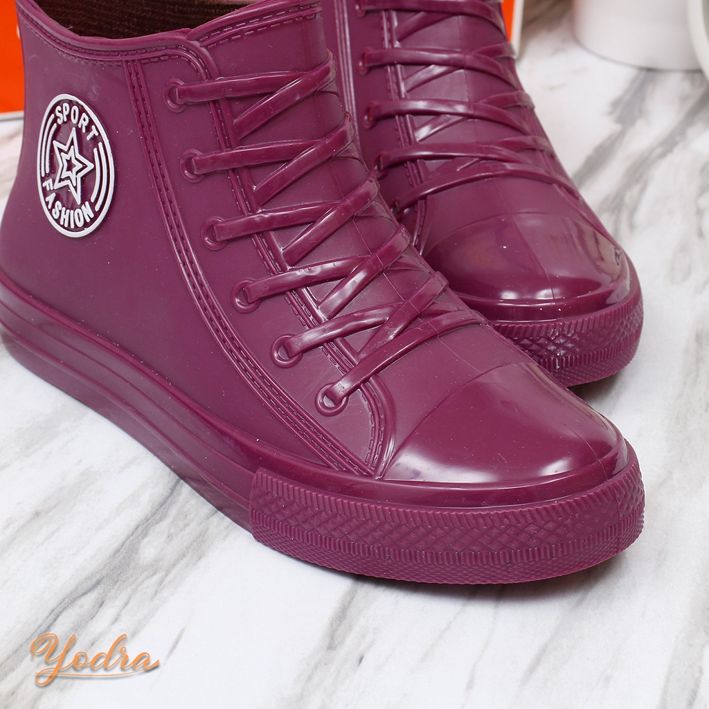 Yodra / Lyodra Keira Boots Jelly Shoes Import YDR403 Real Pict