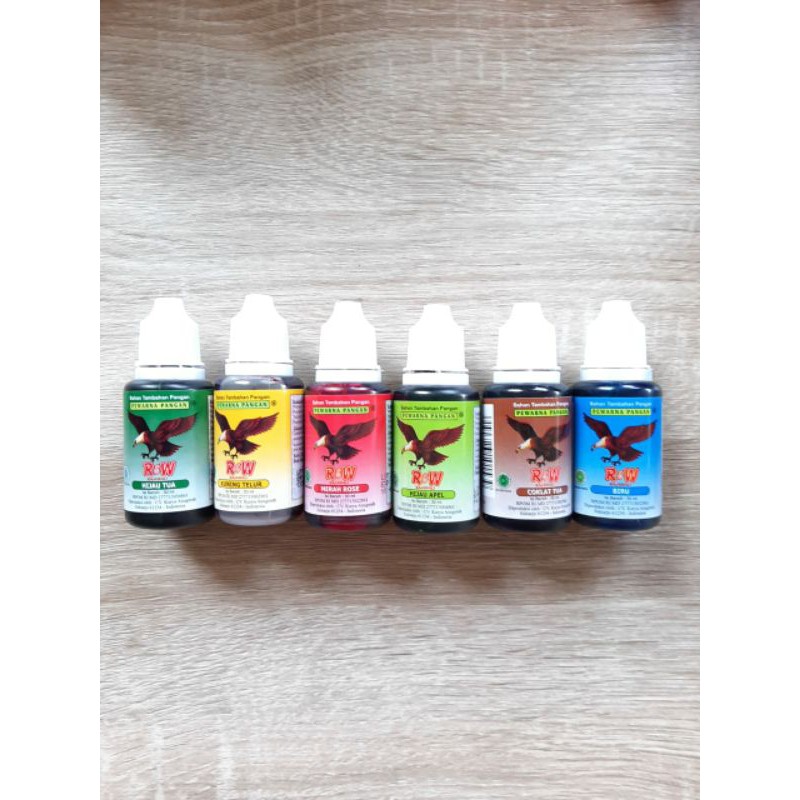 

Pewarna makanan rajawali r&w 30ml