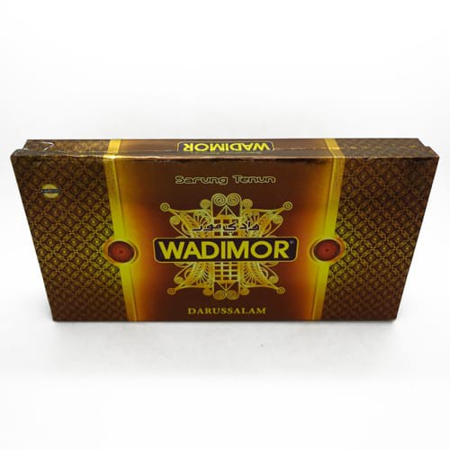 Sarung Tenun Wadimor Coklat Hitam Asli