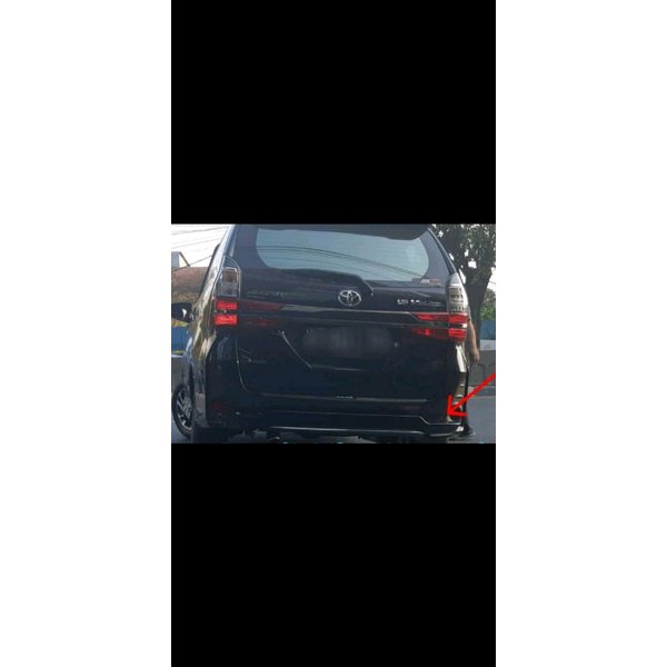pengaman bumper footstep belakang all new avanza dan xenia 2013-2017