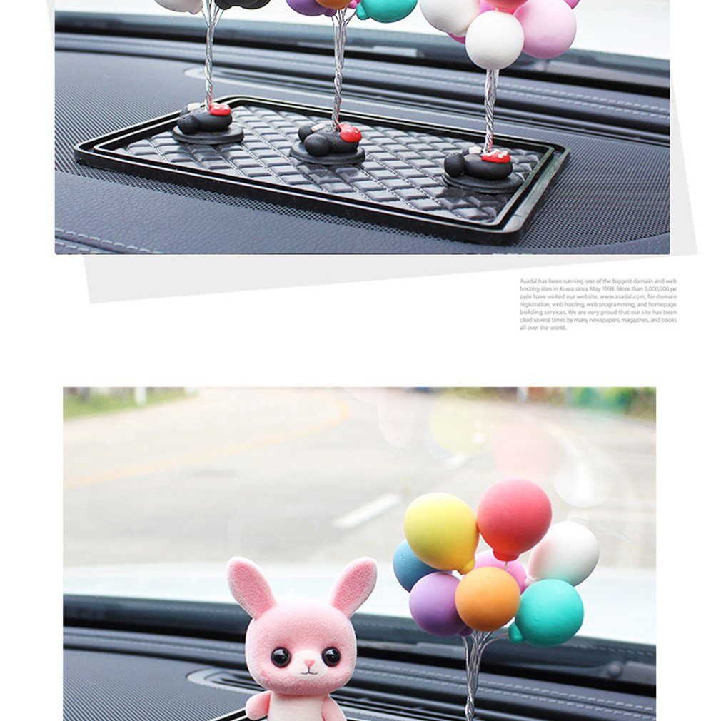 Ornamen Balon Mini Aneka Warna Untuk Dekorasi Dashboard Mobil