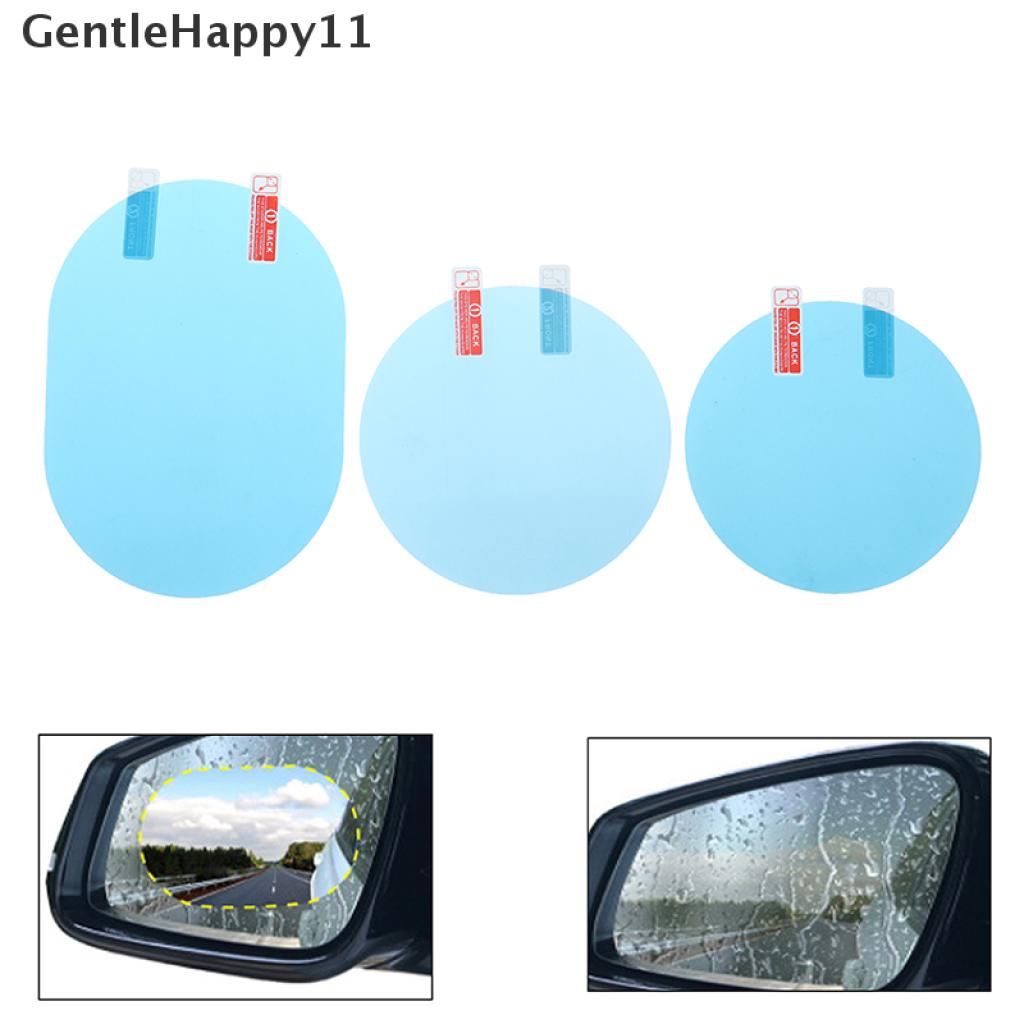 Gentlehappy 2PCS Stiker Film Pelindung Kaca Spion Mobil Anti Kabut / Hujan