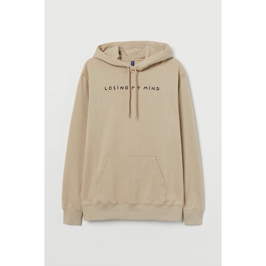 H&M Hoodie Beige/Losing My Mind