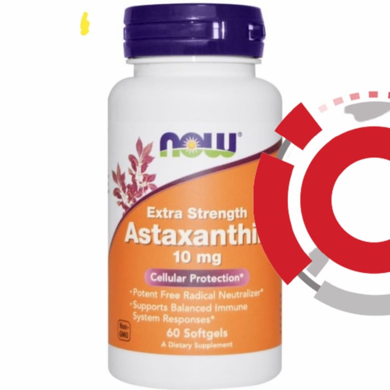 NOW ASTAXANTHIN NOW FOOD FOODS ASTAXANTHIN 10 MG 10MG 60 CAPS