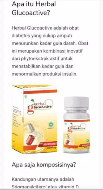 Glucoactive Asli Herbal Glucoactive Obat Diabetes Kencing Manis Asli Shopee Indonesia