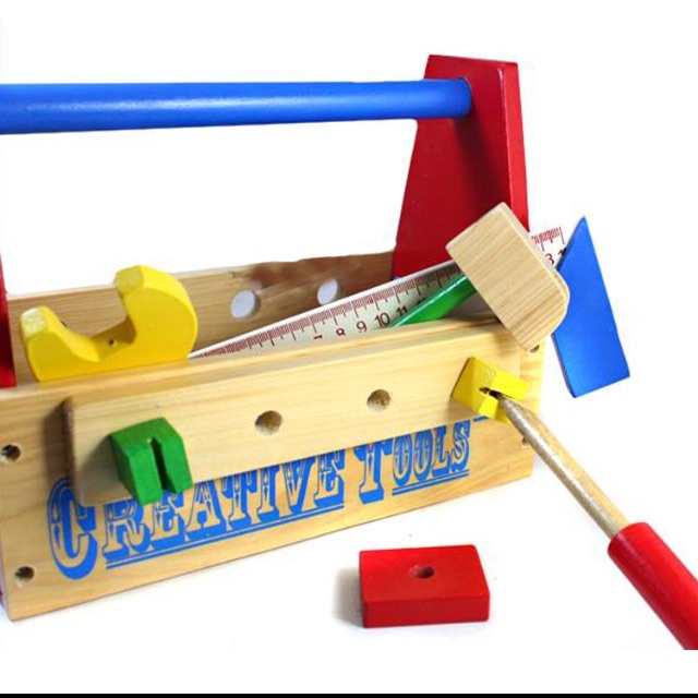 Mainan edukasi toolkit box