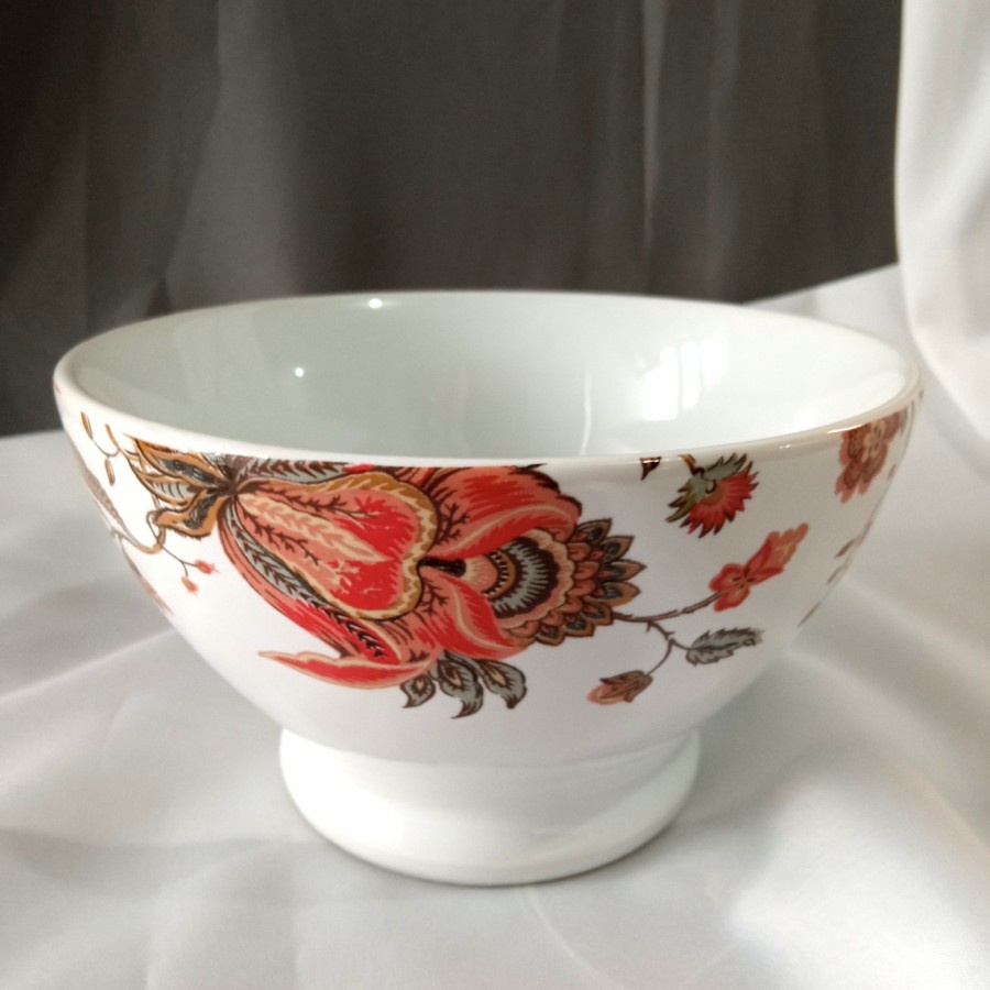Mangkok Keramik Besar Corak Batik