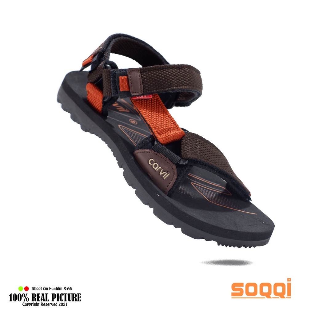 Sandal gunung cowok dewasa original sendal pria laki-laki dewasa terbaru model hikking outdor casual branded Carvil Argha Gasvar luxor kuat dan nyaman promo lebaran keren cod murah 38-44