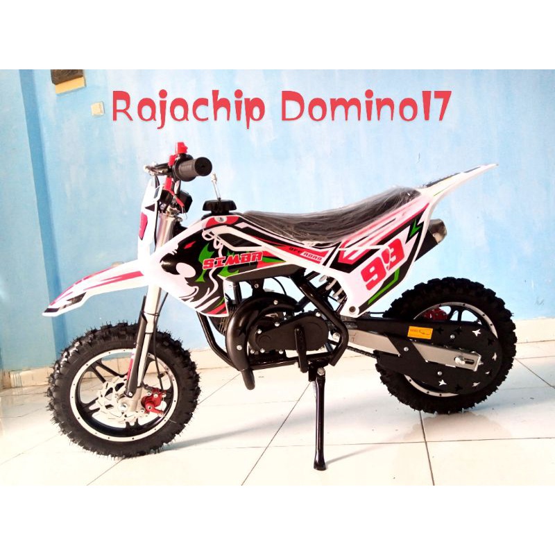 MOTOR MEDIUM TRAIL NEW SIMBA 50 CC MESIN 2 TAK - MAINAN MOTOR CROSS ANAK - MOTOR CROSS