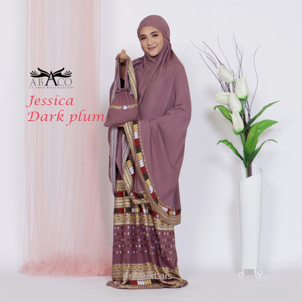 Mukena Bali Songket Prada uk. Jumbo