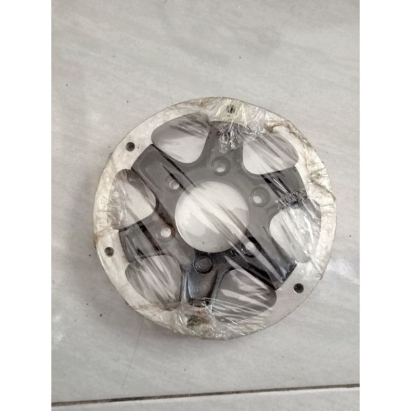 Plendes piringan cakram depan tiger revo baut 5 pnp ke tromol GL MP, Supra bisa