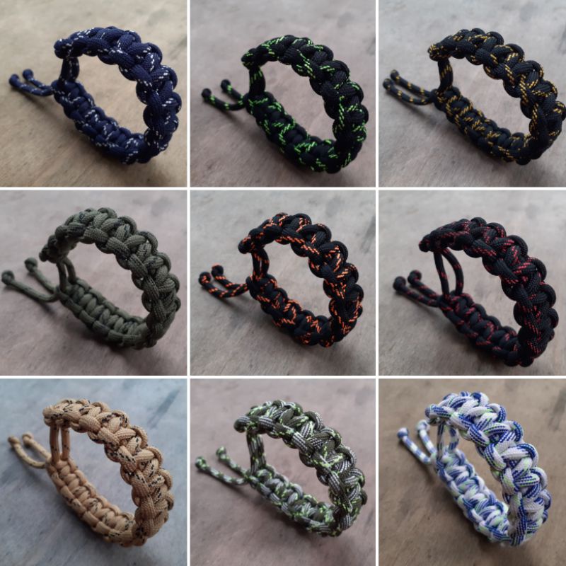 Bracelet Paracord Gelang Prusik