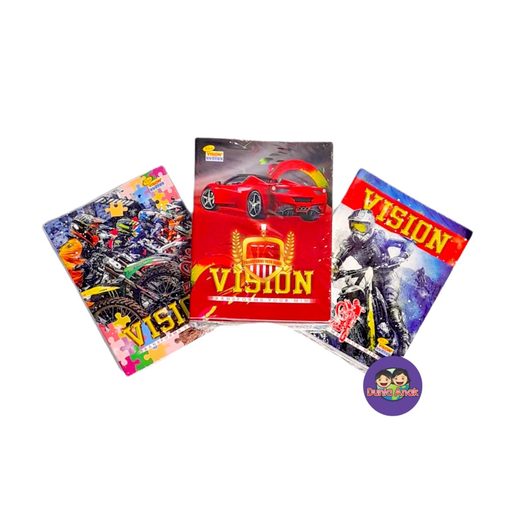 

VISION Buku Tulis 58 Lembar Isi 10 / Buku Tulis Sekolah