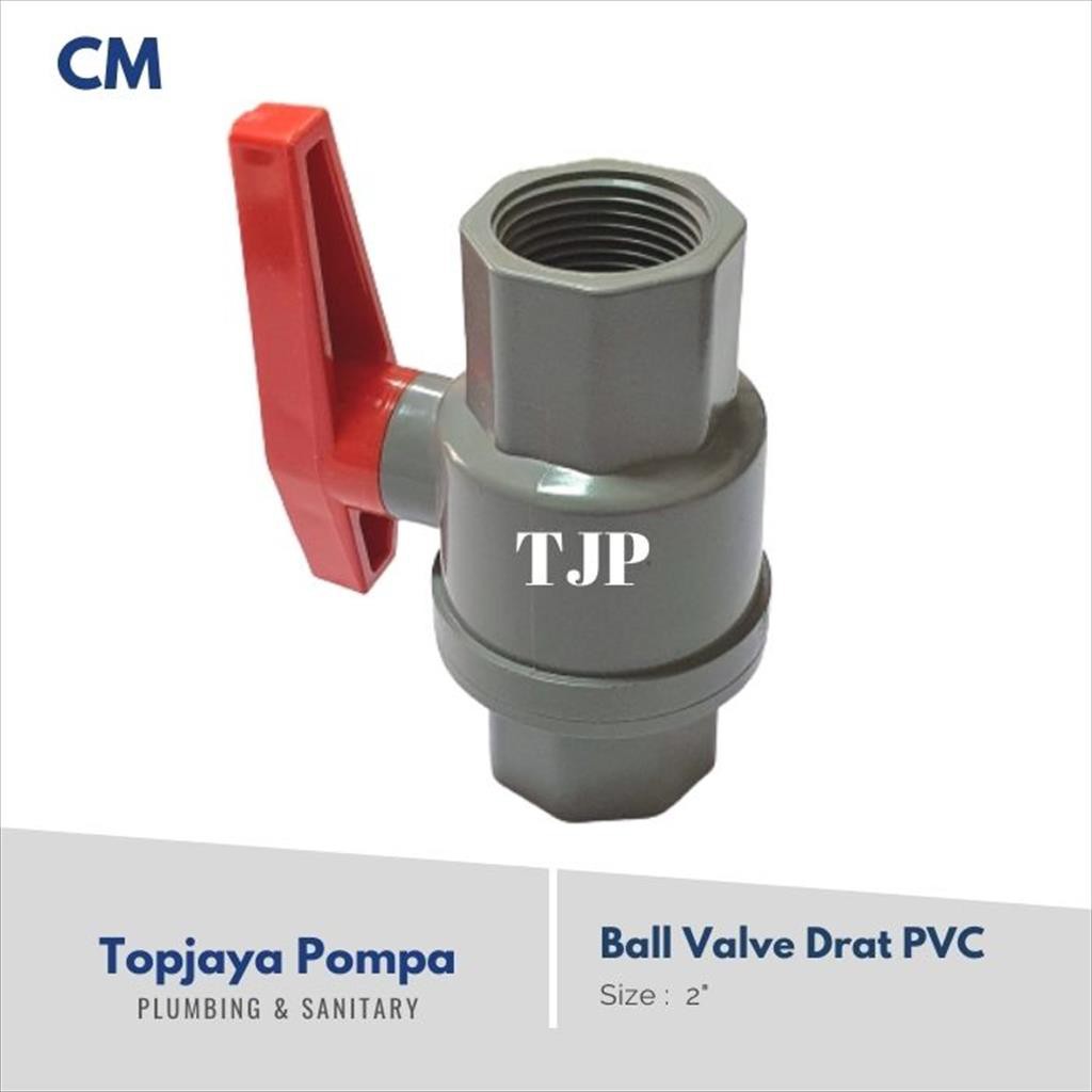 BALL VALVE PVC TW 2&quot; DRAT