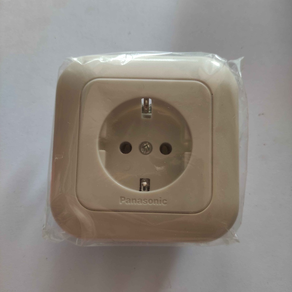 Stop Kontak Schuko dengan Grounding non CP WEJP 1131-7 (non-CP) WEJP1131-7 Panasonic
