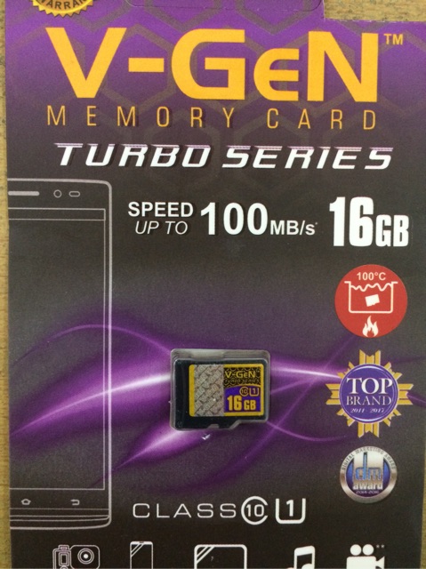 B*   Memory Card Micro SD Vgen 16GB class 10 ORIGINAL