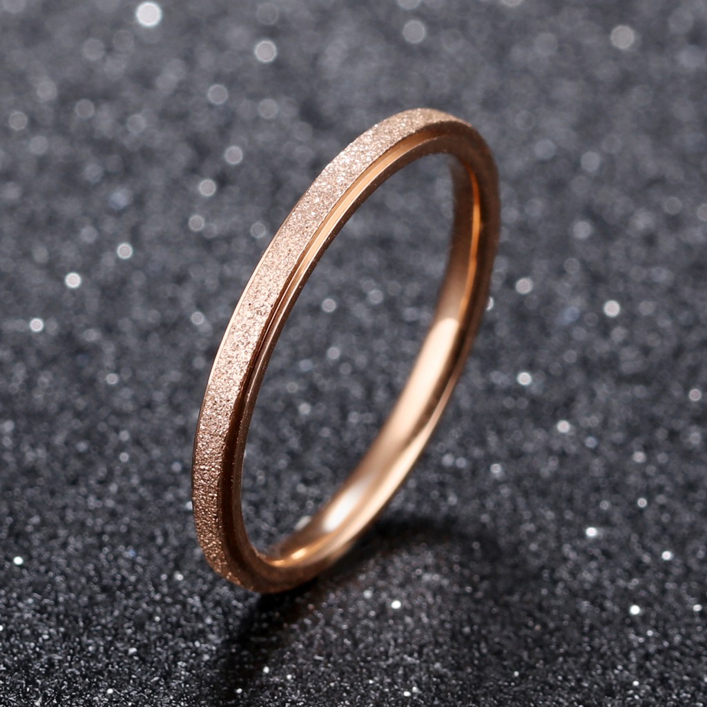 Cincin Titanium Mini Korea Wanita simple elegant fashion CK041 cocok untuk pesta formal dan hadiah