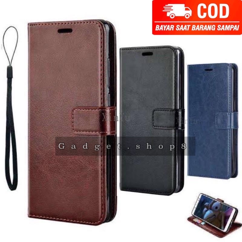 Case Flip Cover REALME XT 2 2 PRO 3 3 PRO 5 5i 5S 5 PRO 6 6i 6 PRO U1 Wallet Leather Dompet Kulit