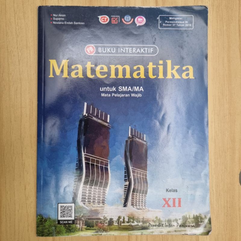 [PRELOVED] Buku lks pr Matematika Wajib Kelas 12 Intan Pariwara