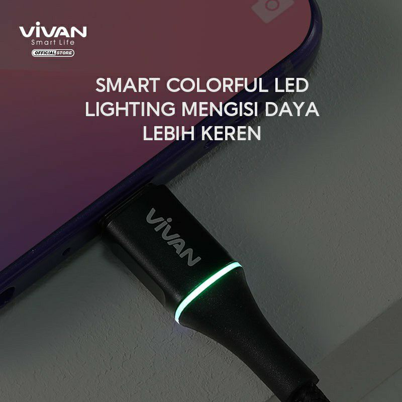 Vivan Kabel Data 100cm 200cm Quick Charge