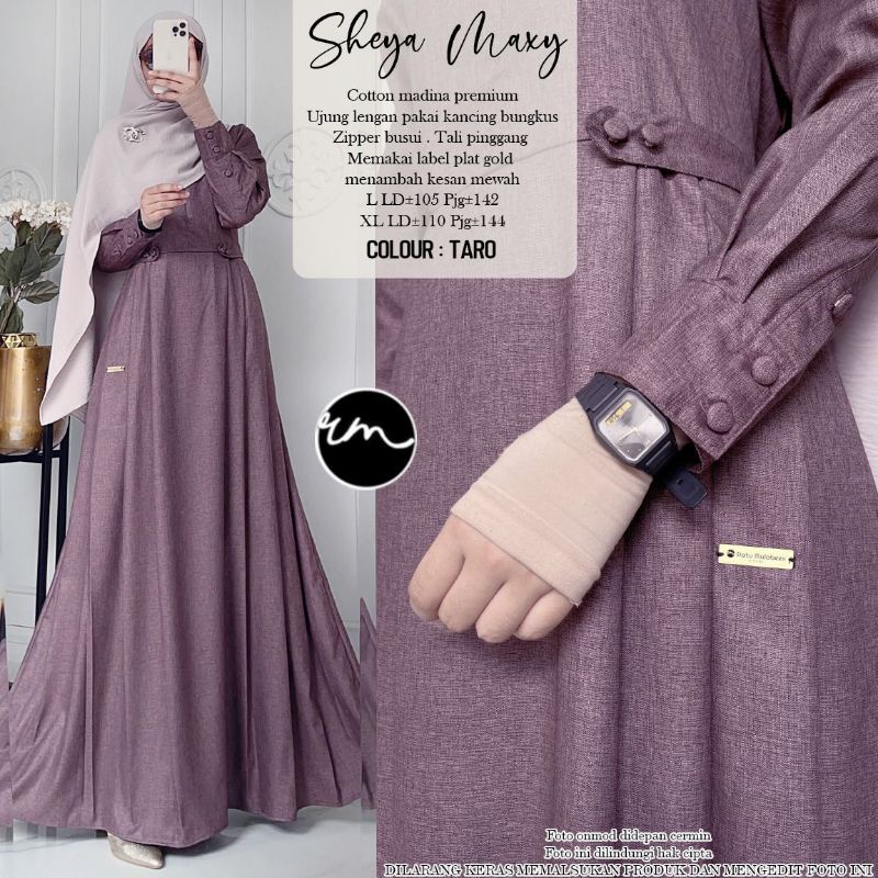 READY SHEYA MAXY GAMIS PREMIUM ORI BRAND RATU MULABESS GAMIS CASUAL MADINA PREMIUM