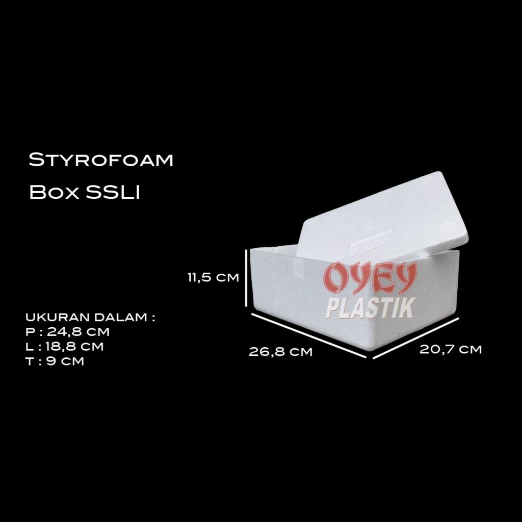 

Styrofoam box SSLI / Kotak Stereofoam Foam Sterofoam