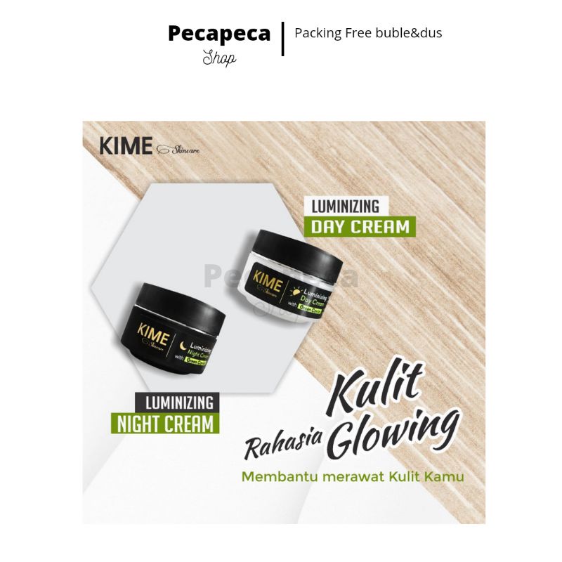 Kime Day & Night Cream Krim Siang Malam Kime Skincare