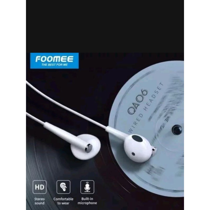 HEADSET HANDSFREE FOOMEE ORIGINAL QA06