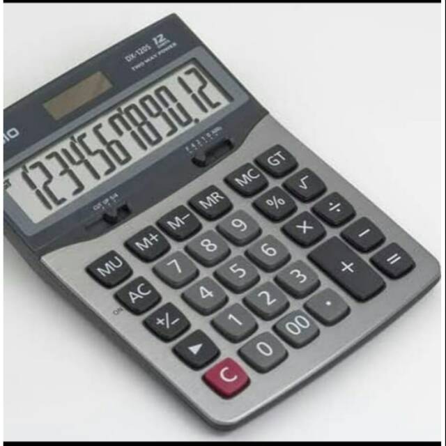 

KALKULATOR/CALCULATOR DESKTOP/CASIO DX-120S/BIG DISPLAY/ORIGINAL#GARANSI