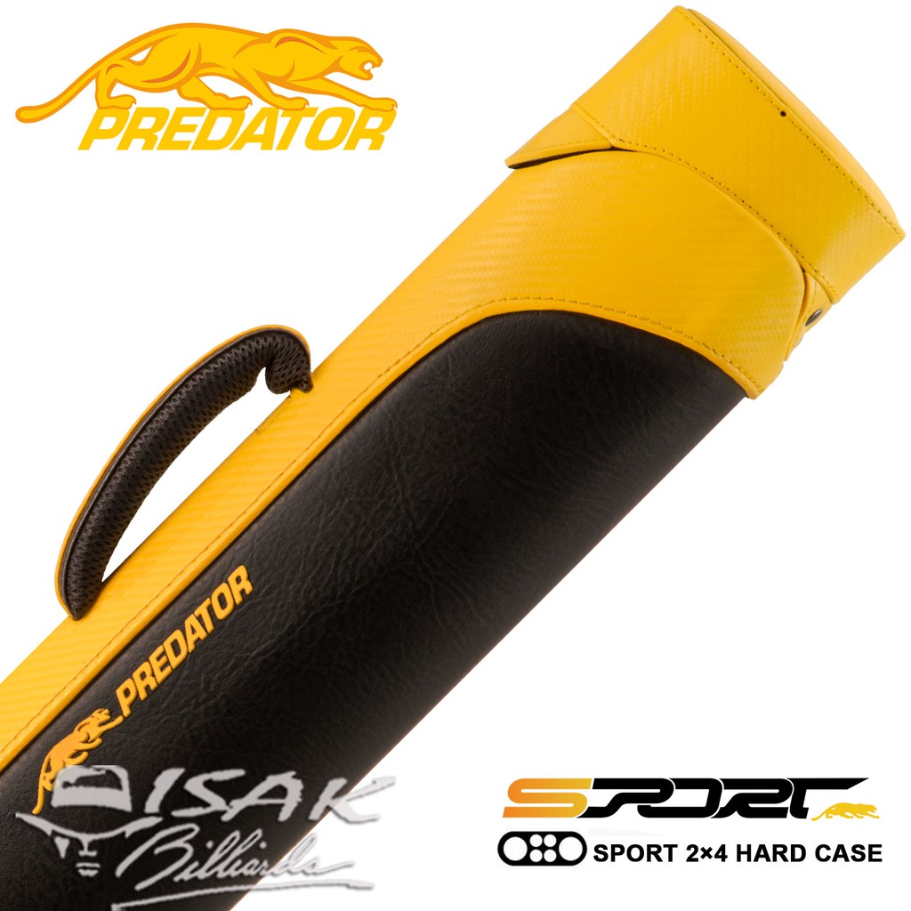Predator CSP2X4Y - 2x4 Sport Hard Cue Case - Tas Stick Billiard Biliar Original Asli USA Bilyar Stik