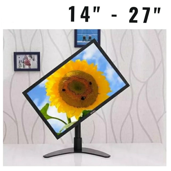 Bracket Meja LCD LED TV 1 Monitor 13 - 27 inch