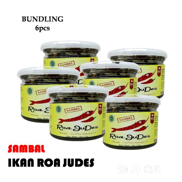 

Sambal Ikan Roa Paket 6pcs