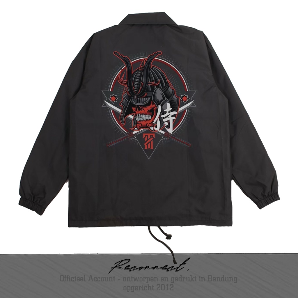 Reconnect Coach Jacket Japan Skull Warior - Unisex