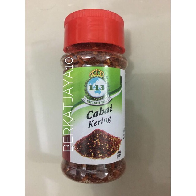 BUMBU 113 CABAI KERING - BUMBU MASAK - BUMBU INSTAN SATU SATU TIGA 35 gram