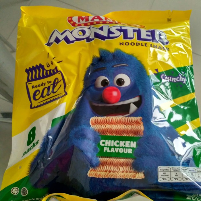 

NEW Mamee Monster Chicken / Mame mie Monster / Mami monsters rasa ayam