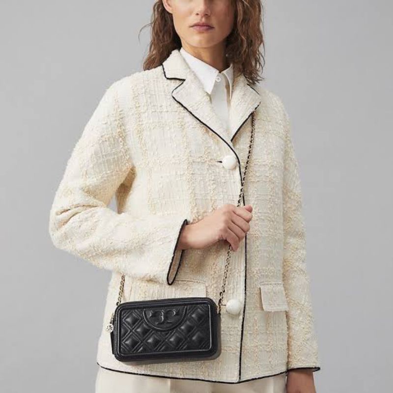 Tory Burch Fleming Double Zip Mini Bag