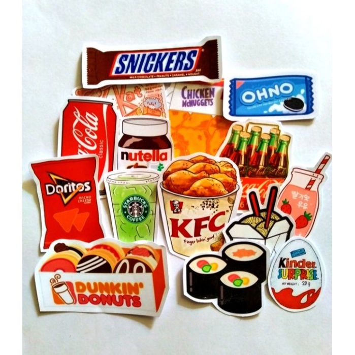 

Food Sticker Anti Air Glossy 15 pcs